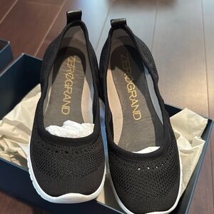 Cole Haan Women's Zerogrand Black Slip-On Shoes